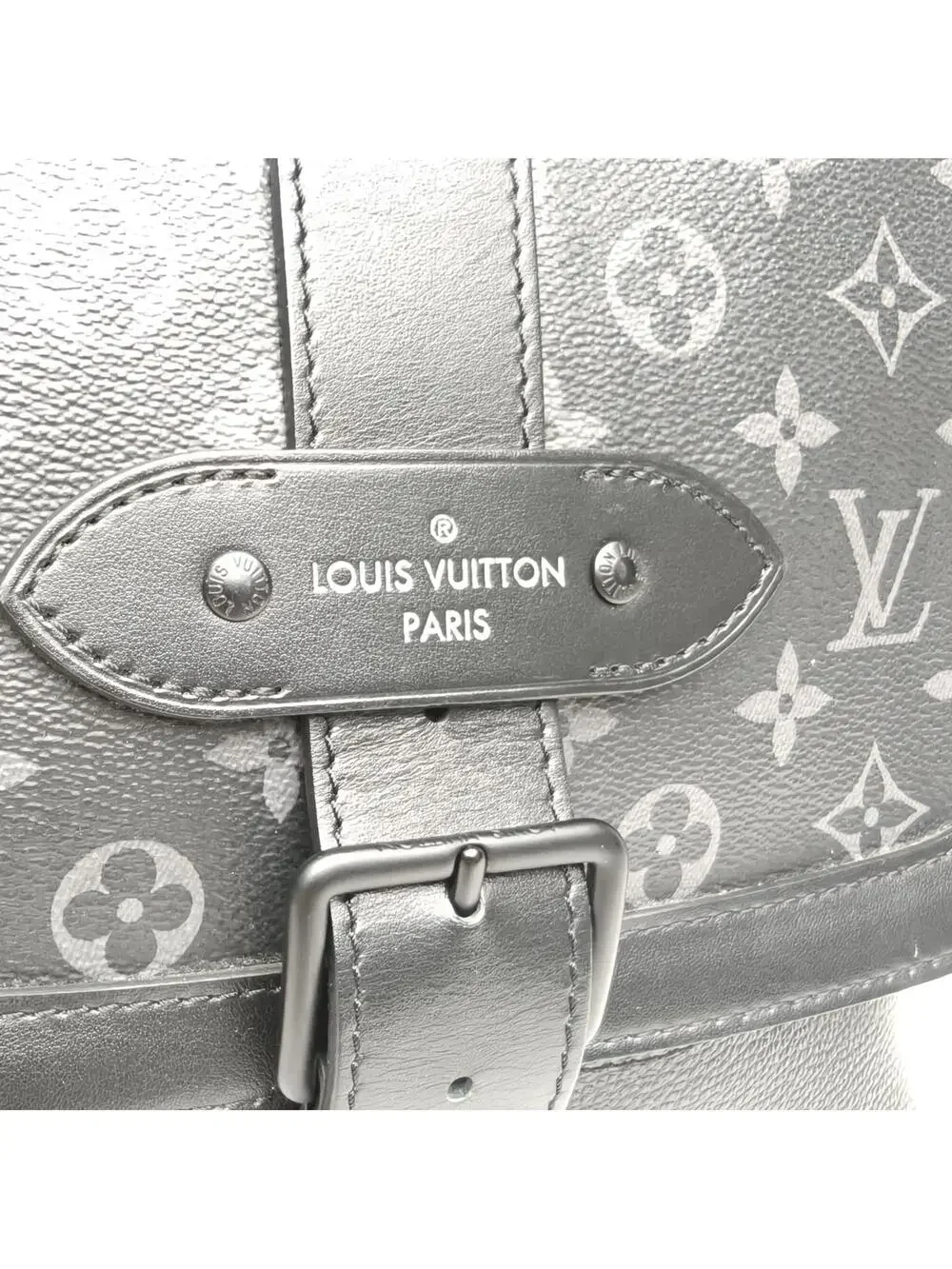 Louis Vuitton Black Pvc Chip Saumur #360151L23B